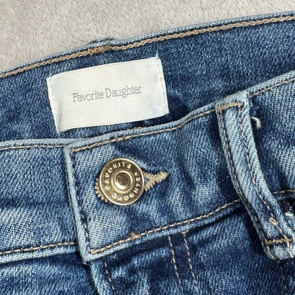 Favorite Daughter The Jordie British Columbia Super High Rise Straight Size 23 - Picture 13 of 16